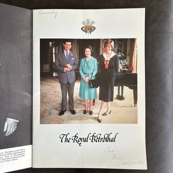 Vintage Royal Betrothal Commemorative Booklet - Picture 4 of 4